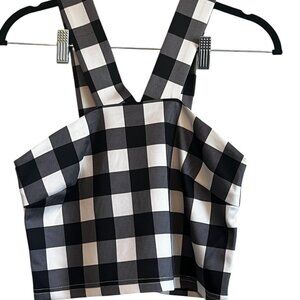 LUCY PARIS REVOLVE Gingham Plaid Crop Top/Skirt Set